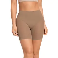 LEONISA - Calzón faja invisible de control efecto colaless 012769 Café Medio