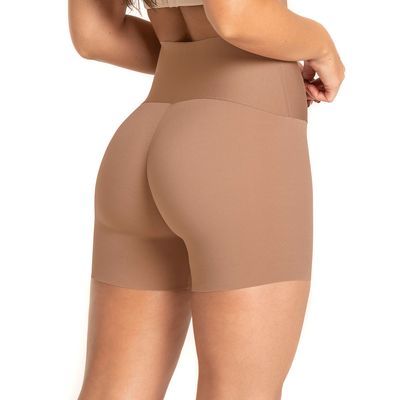 Imagen 2 del producto Short de control moderado aspecto invisible con fajón antideslizante 012970 Café Medio