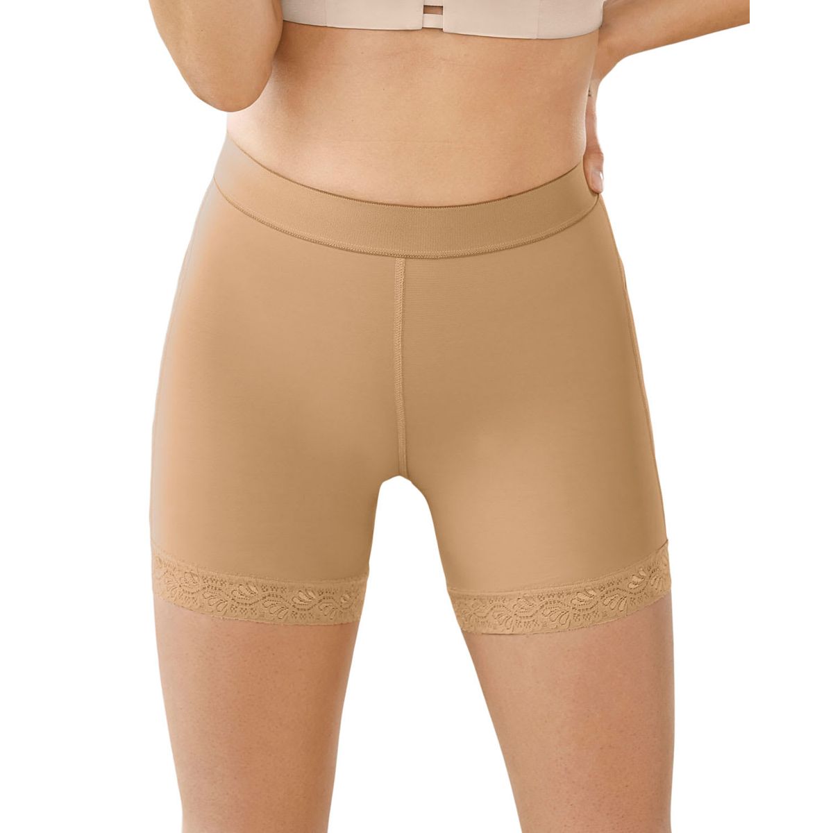 LEONISA - Fajas 012983 Calzón Control Fuerte Café