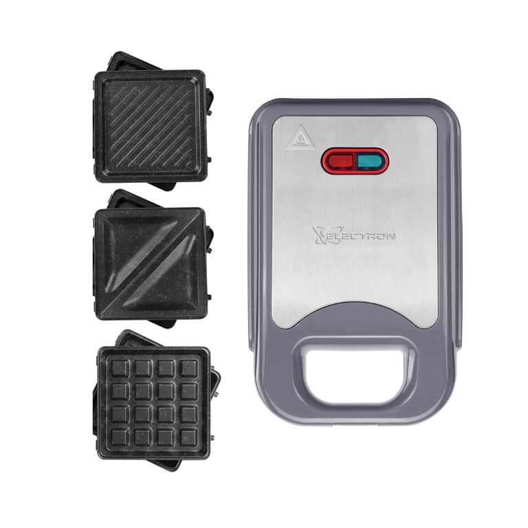ELECTRON Sandwichera 3X1 BA-5300 Cerámica