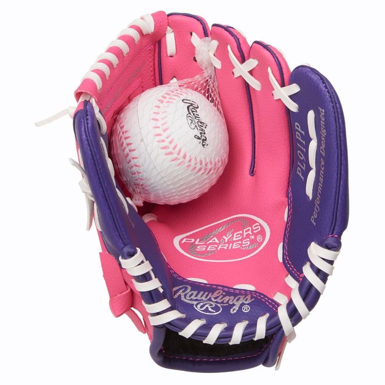 Pack Guante Baseball Play Series9''(Lanz Der)+Pelota Junior Rosa TALLA UNICA