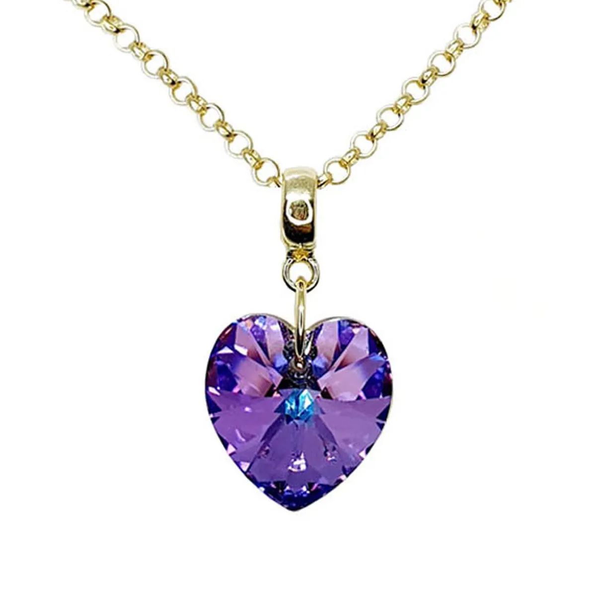 JOYAS MONTERO - Collar Gran Romance Gold 24K  creado con cristales de Swarovski® Vitral Light