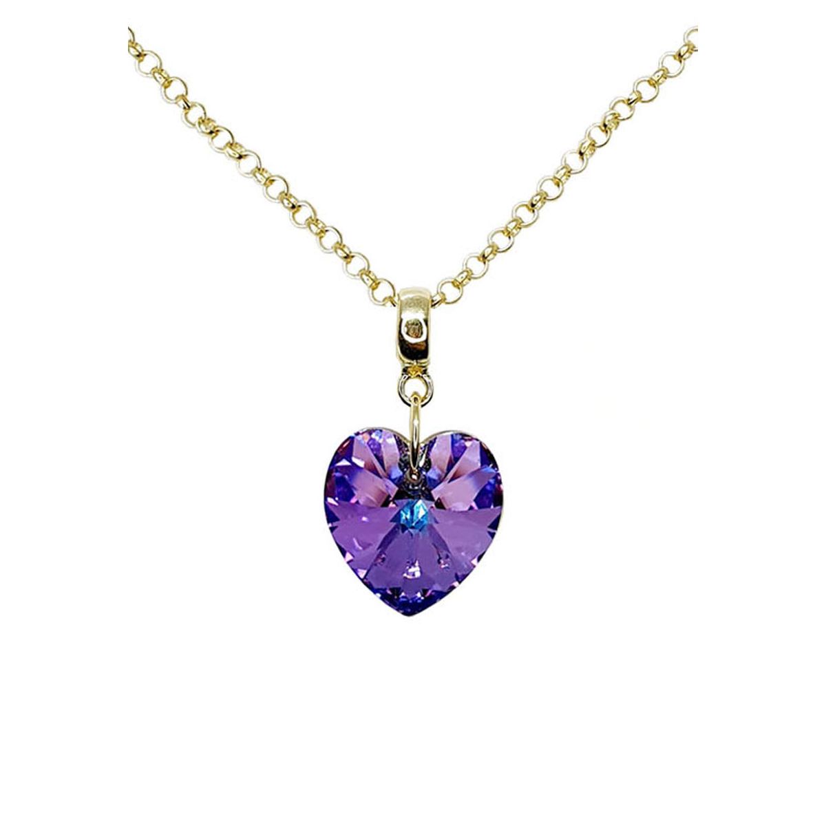 JOYAS MONTERO - Collar Gran Romance Gold 24K  creado con cristales de Swarovski® Vitral Light
