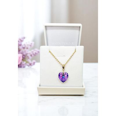 Imagen 2 del producto Collar Gran Romance Gold 24K creado con cristales de Swarovski® Vitral Light