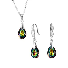 JOYAS MONTERO - Conjunto Milan Cristales Genuinos Vitral Medium