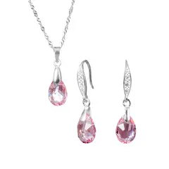JOYAS MONTERO - Conjunto Milan Cristales Genuinos Light Rose