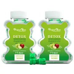 Perfect Bear - Vinagre De Manzana Detox- Vitamina B6 Y B12 - 2 meses