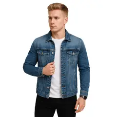 D'JOE - Chaqueta Jeans Mezclilla Hombre Slim