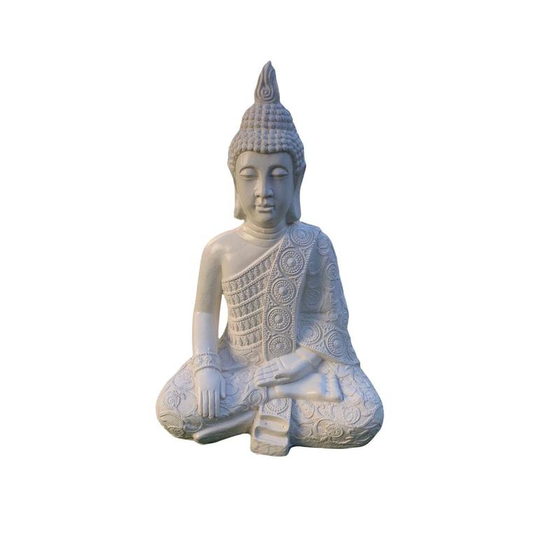 SAT NAM INSPIRES - Buda Meditación Blanco 50 cm