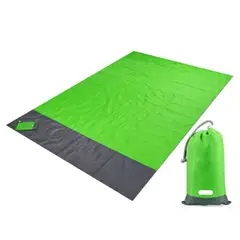 GENERICO - Manta impermeable para Picnic o Playa 2 Mts. Verde
