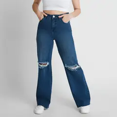 ACUARELA - Jeans Con Destroyed En Rodillas