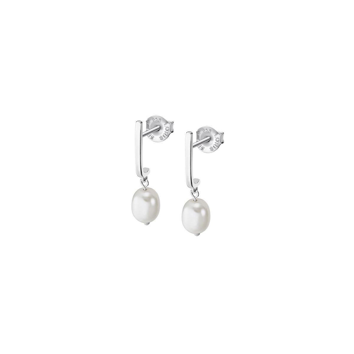 LOTUS SILVER - Aros LP3415-4/1 Lotus Silver Mujer Pearls