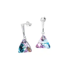 JOYAS MONTERO - Aros Trinidad Cristales Genuinos Vitral Light