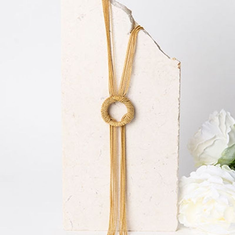 BE YOU - Collar bañado oro 18 kt