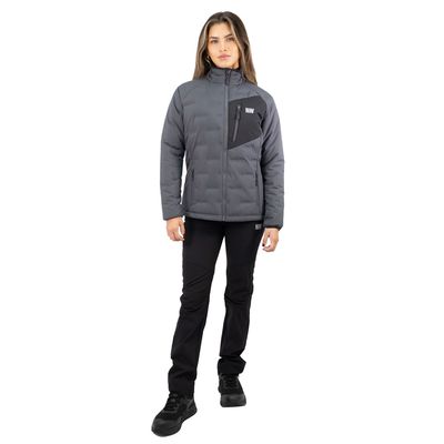 Imagen 1 del producto Parka Insulada HW Explorer sin Gorro Mujer Carbon Grey
