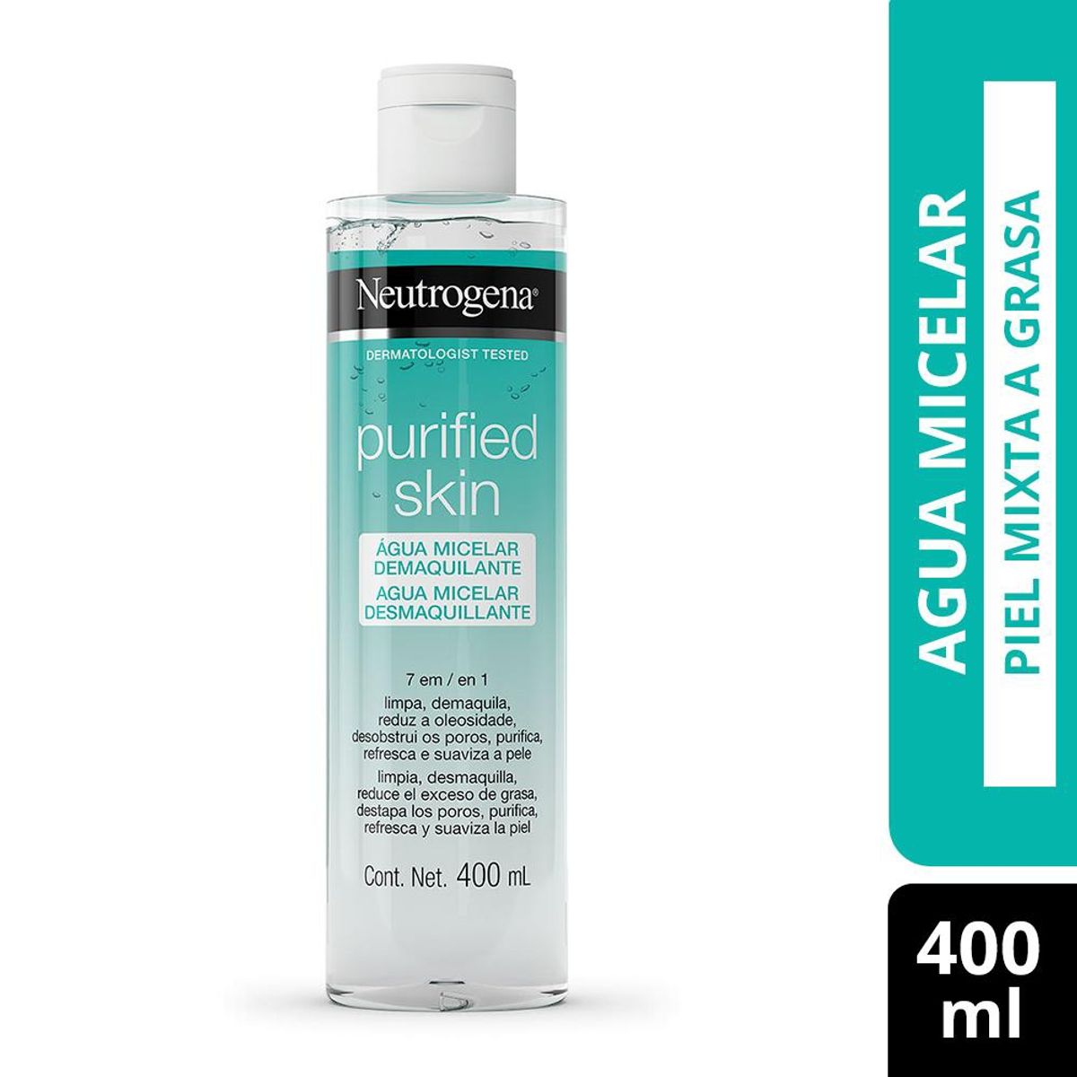 NEUTROGENA - Neutrogena Skin Agua Purificada micelar 400ml NEUTROGENA