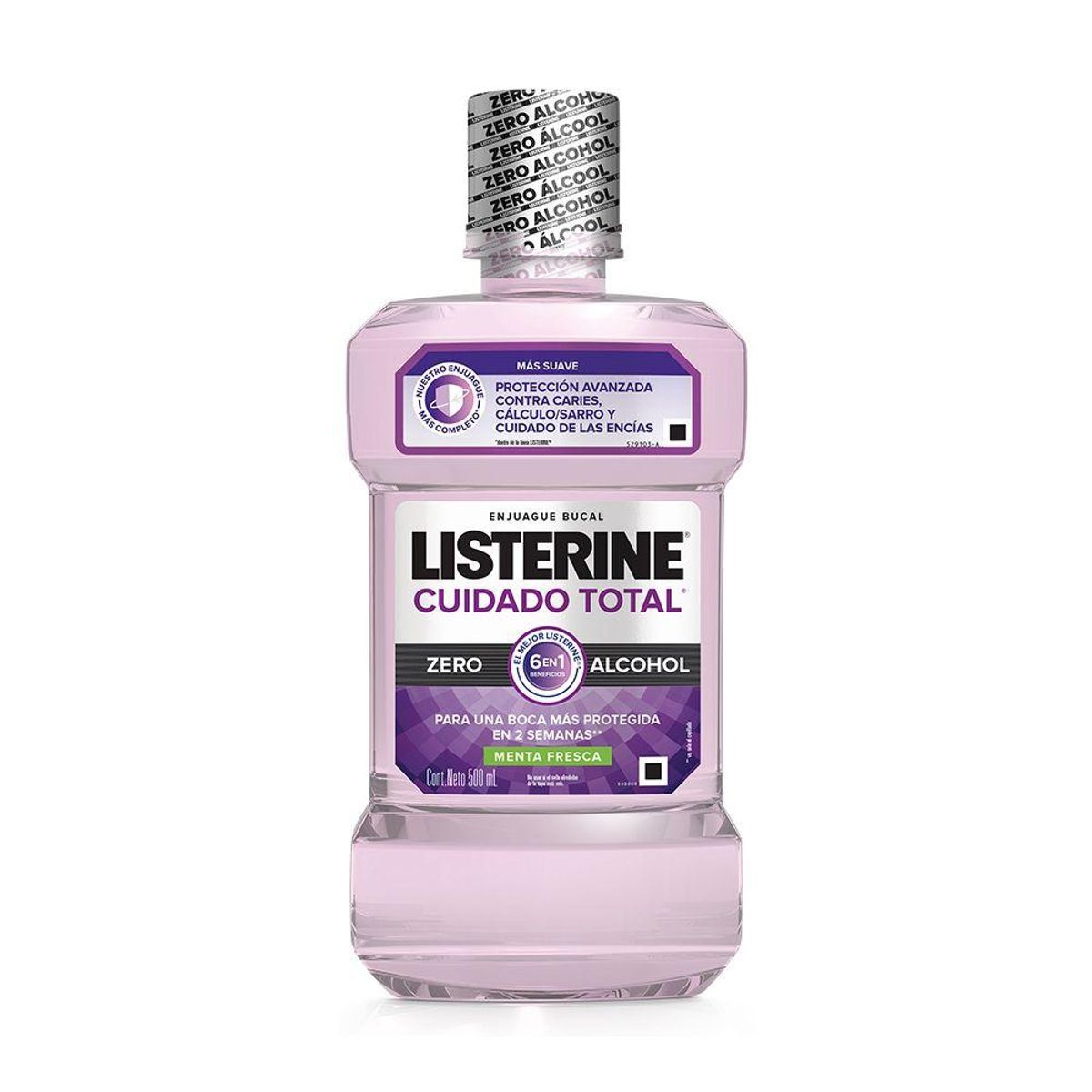 LISTERINE - Enjuague Bucal LISTERINE® Cuidado Total Zero Alcohol x500 ml