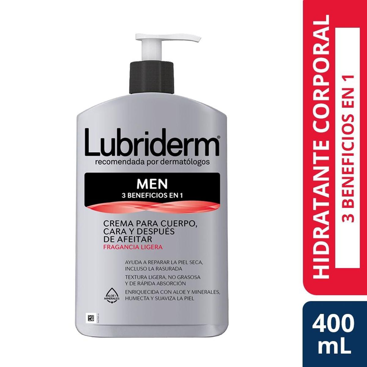 LUBRIDERM - LUBRIDERM® MEN’S 3 EN 1 x 400 ml LUBRIDERM