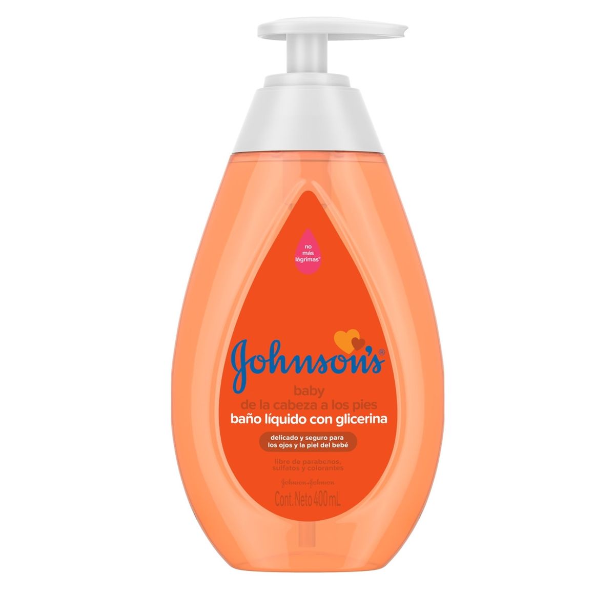 JOHNSON AND JOHNSON - Jabón líquido bebé JOHNSON'S® de la Cabeza a los Pies 400 ml