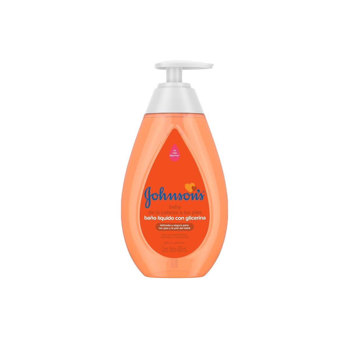 JOHNSON AND JOHNSON - Jabón líquido bebé JOHNSON'S® de la Cabeza a los Pies 400 ml