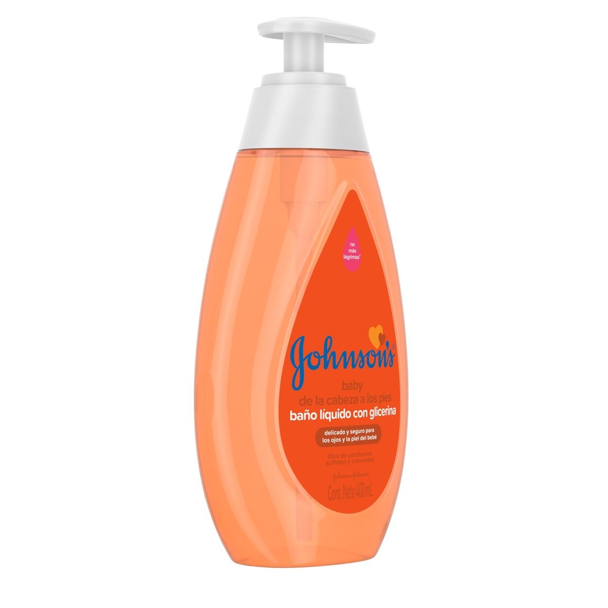 JOHNSON AND JOHNSON - Jabón líquido bebé JOHNSON'S® de la Cabeza a los Pies 400 ml