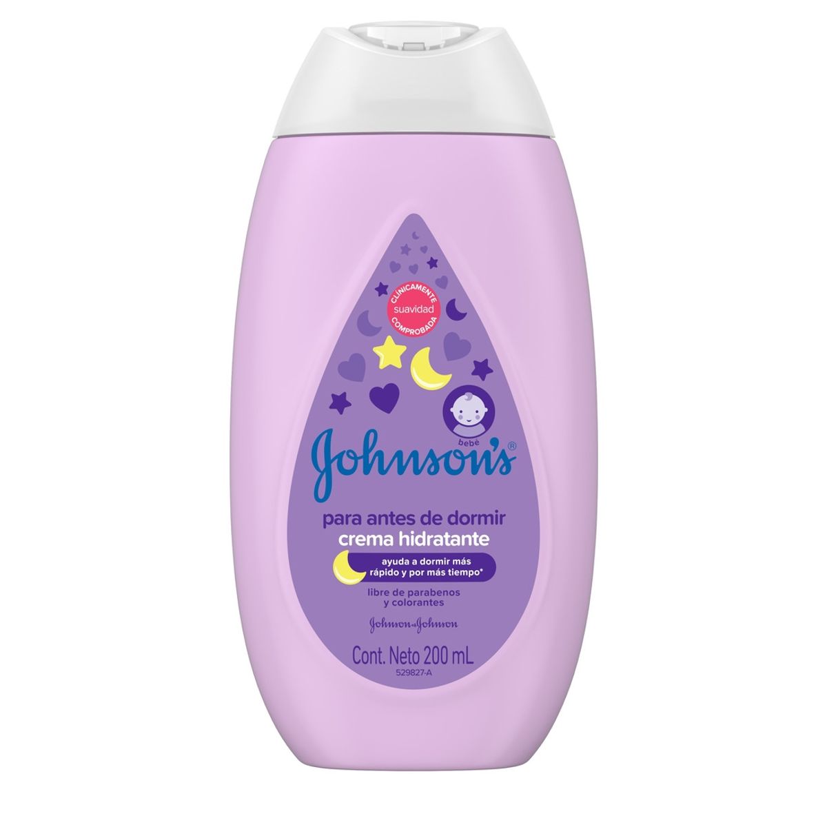 JOHNSON AND JOHNSON - Crema hidratante bebé JOHNSONS® Antes de Dormir x 200ml