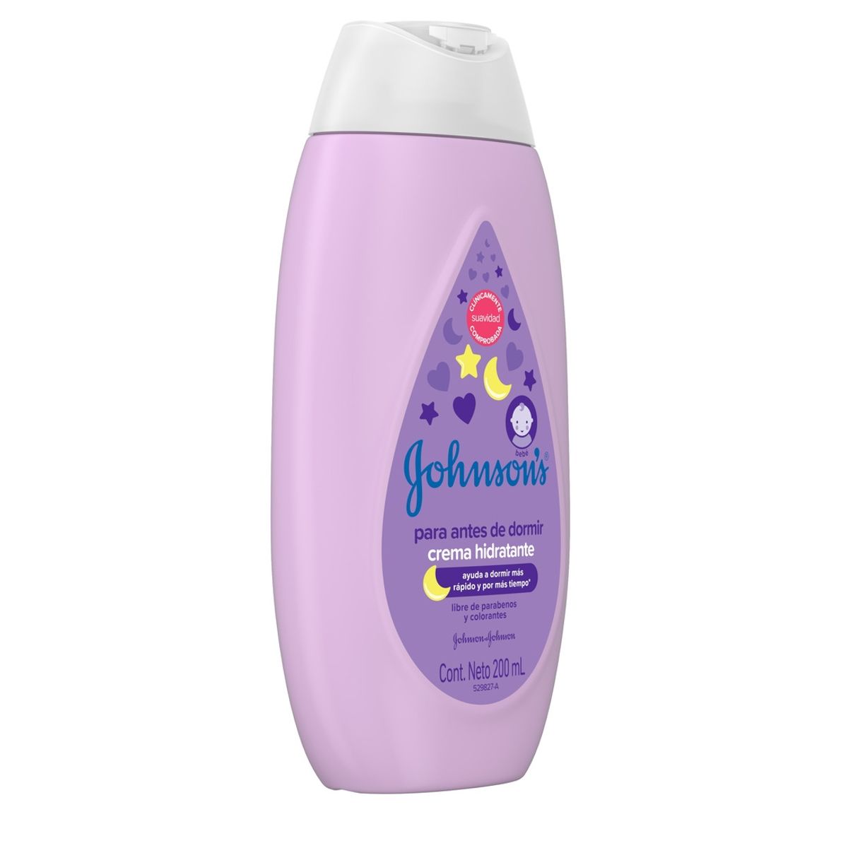 JOHNSON AND JOHNSON - Crema hidratante bebé JOHNSONS® Antes de Dormir x 200ml