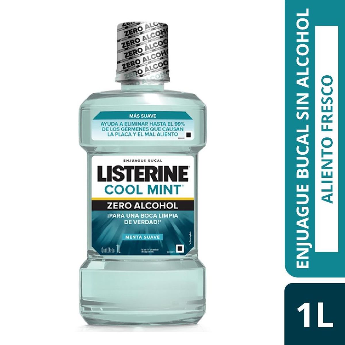 LISTERINE - Enjuague Bucal LISTERINE® Cool Mint Zero Alcohol x 1 LT