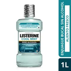 LISTERINE - Enjuague Bucal LISTERINE® Cool Mint Zero Alcohol x 1 LT