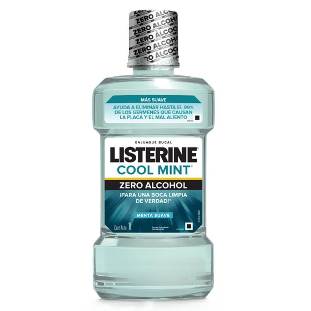 LISTERINE - Enjuague Bucal LISTERINE® Cool Mint Zero Alcohol x 1 LT