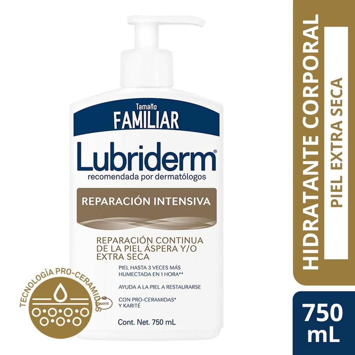 LUBRIDERM - LUBRIDERM® REPARACIÓN INTENSIVA x 750 ml LUBRIDERM