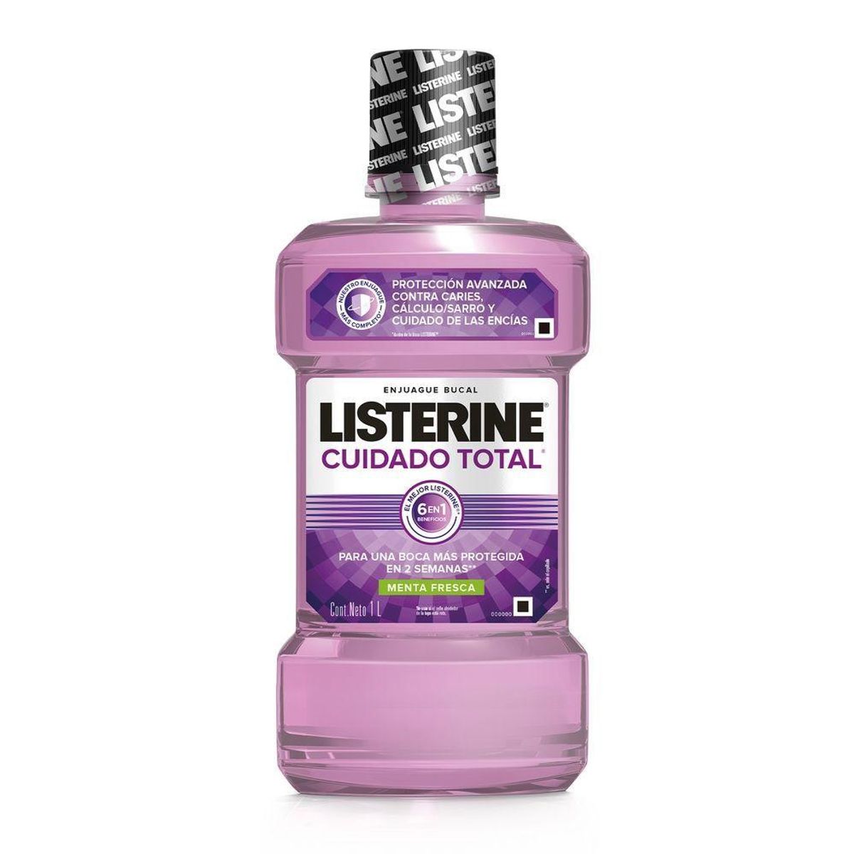 LISTERINE - Enjuague Bucal LISTERINE® Cuidado Total x 1LT LISTERINE