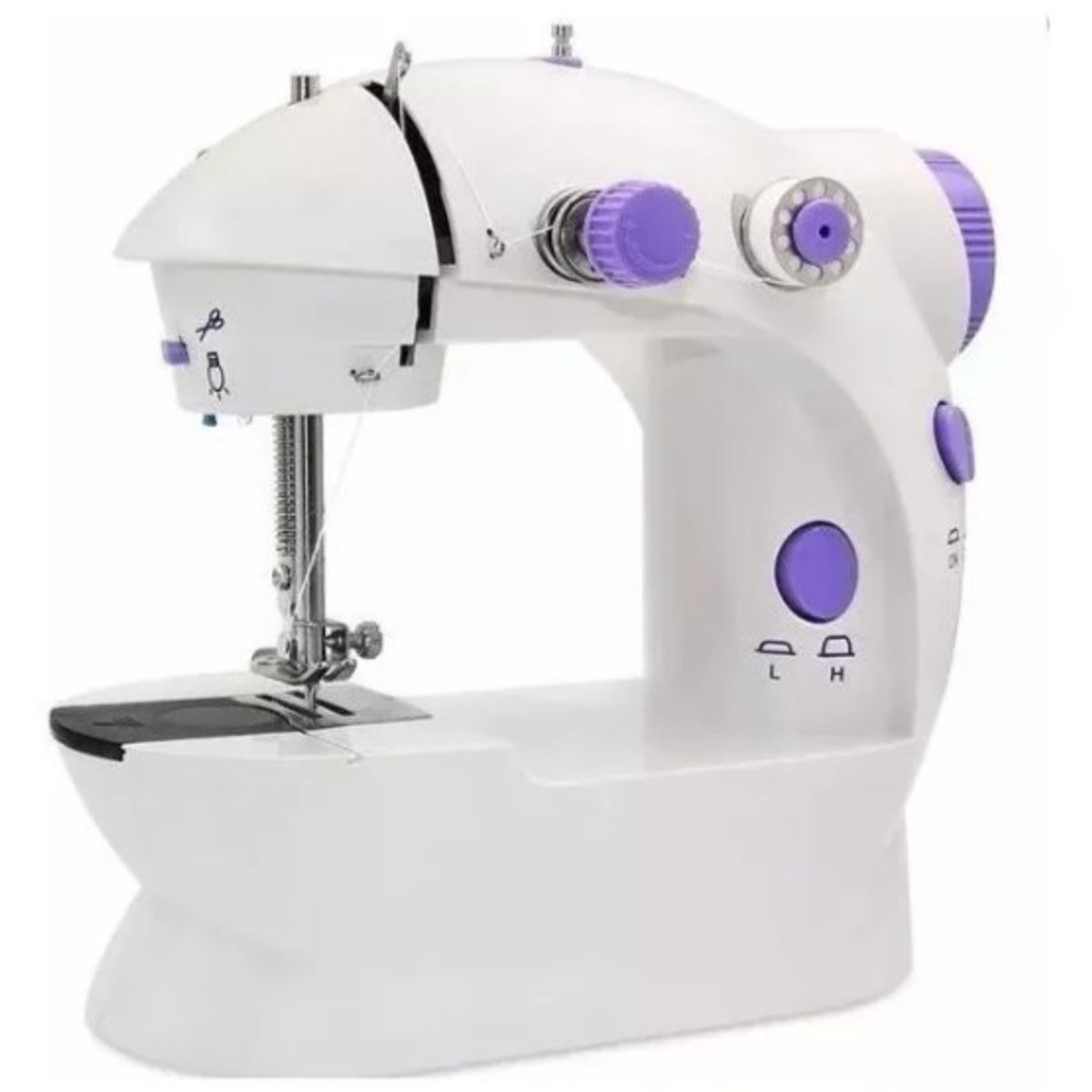 GENERICO - Maquina Coser Portatil Electrica Pedal Con Enchufe Corriente