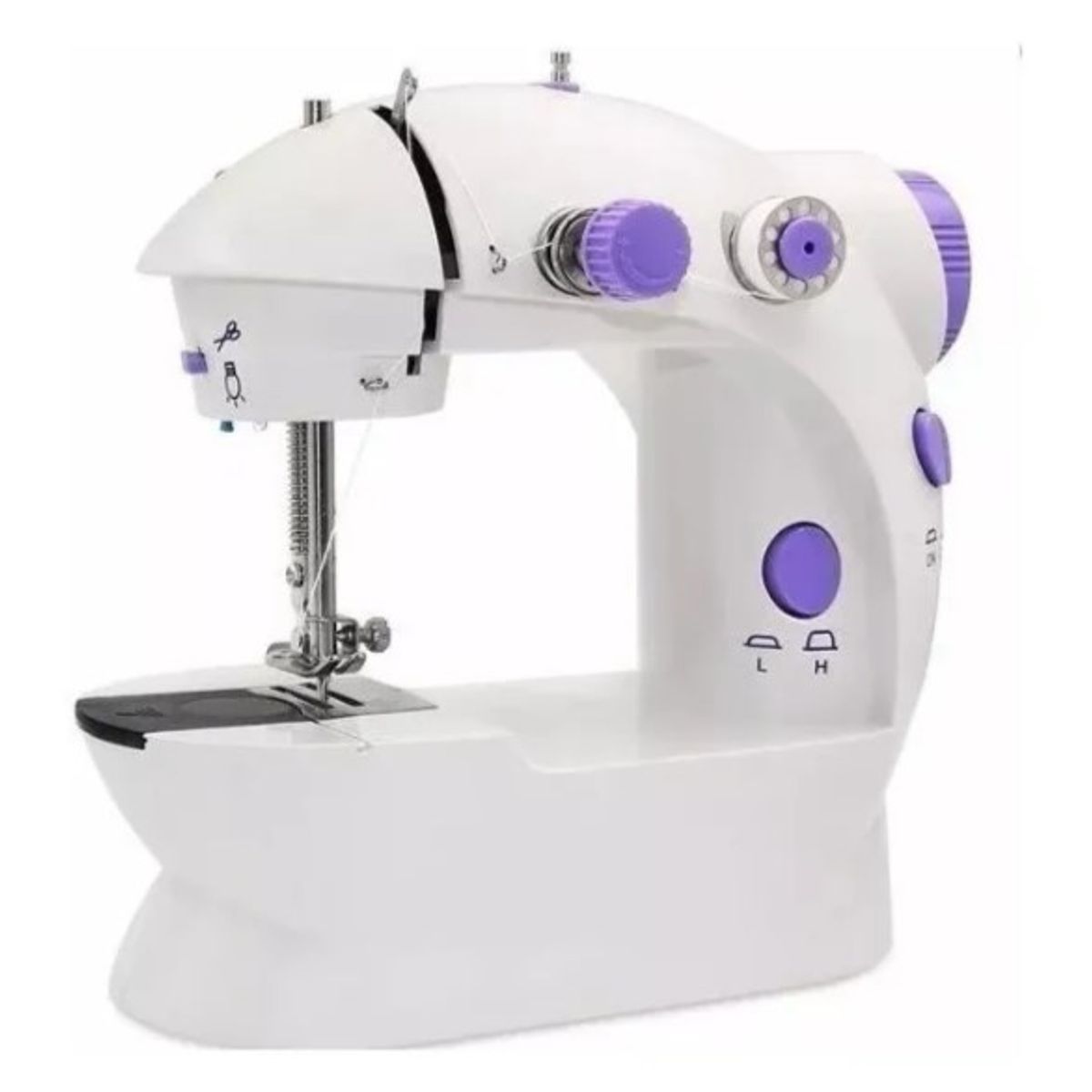 GENERICO - Maquina Coser Portatil Electrica Pedal Con Enchufe Corriente