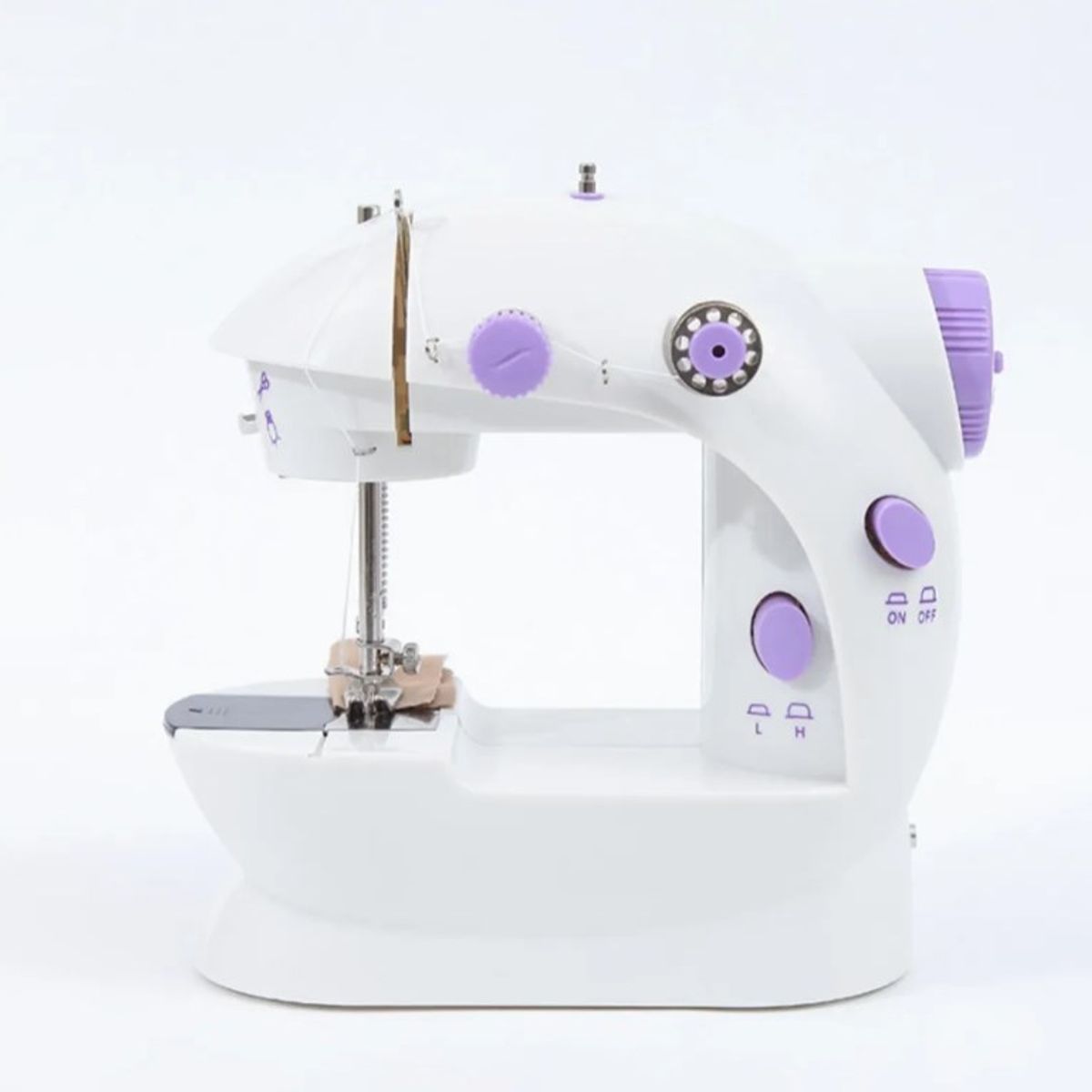 GENERICO - Maquina Coser Portatil Electrica Pedal Con Enchufe Corriente