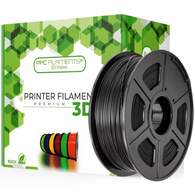 PPC FILAMENTS - Filamento 3D Pla Ppc 1kg 175mm Negro - Filamentos