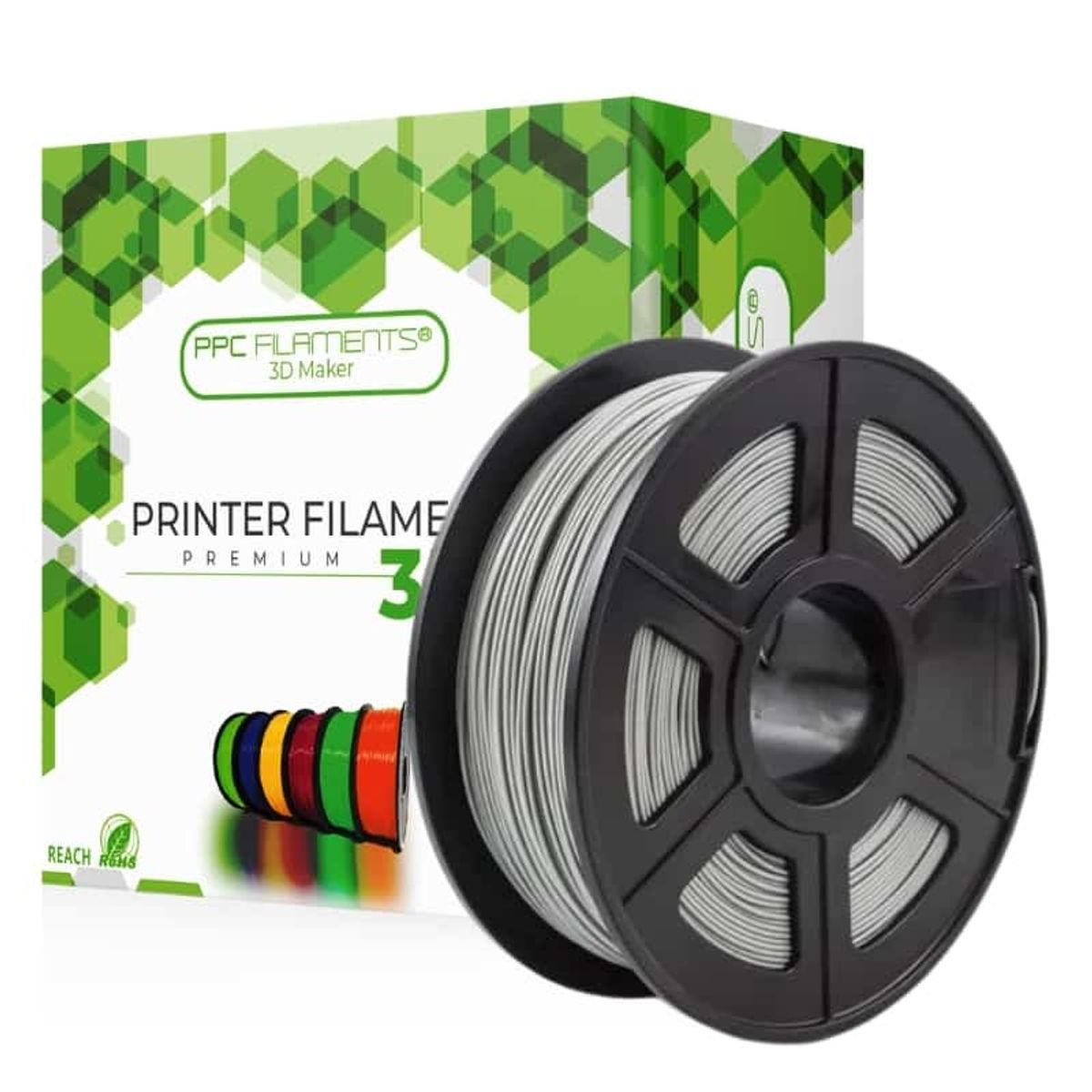 PPC FILAMENTS - Filamento 3D Pla Ppc 175MM Gris - Filamentos