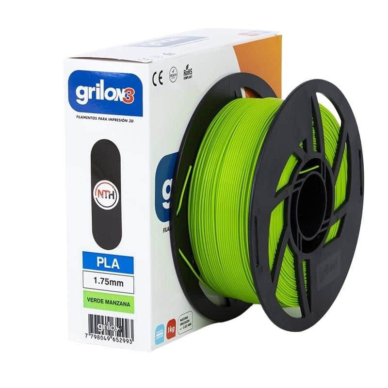 GRILON3 - Filamento 3D Pla Grilon3 1kg 175mm Verde Manzana