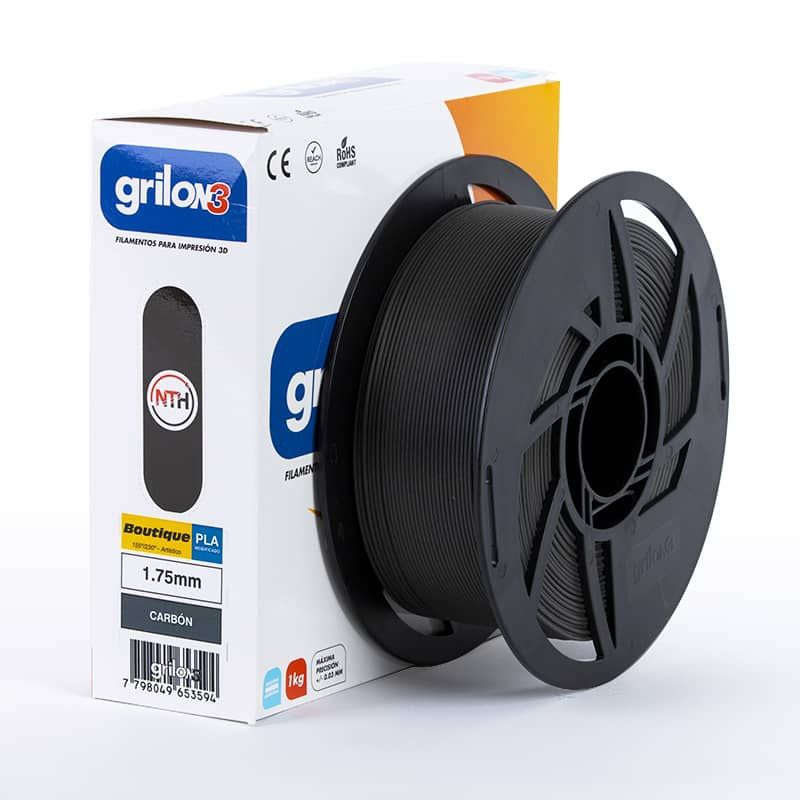 GRILON3 - Filamento 3D Pla Boutique Grilon3 1kg 175mm Carbón