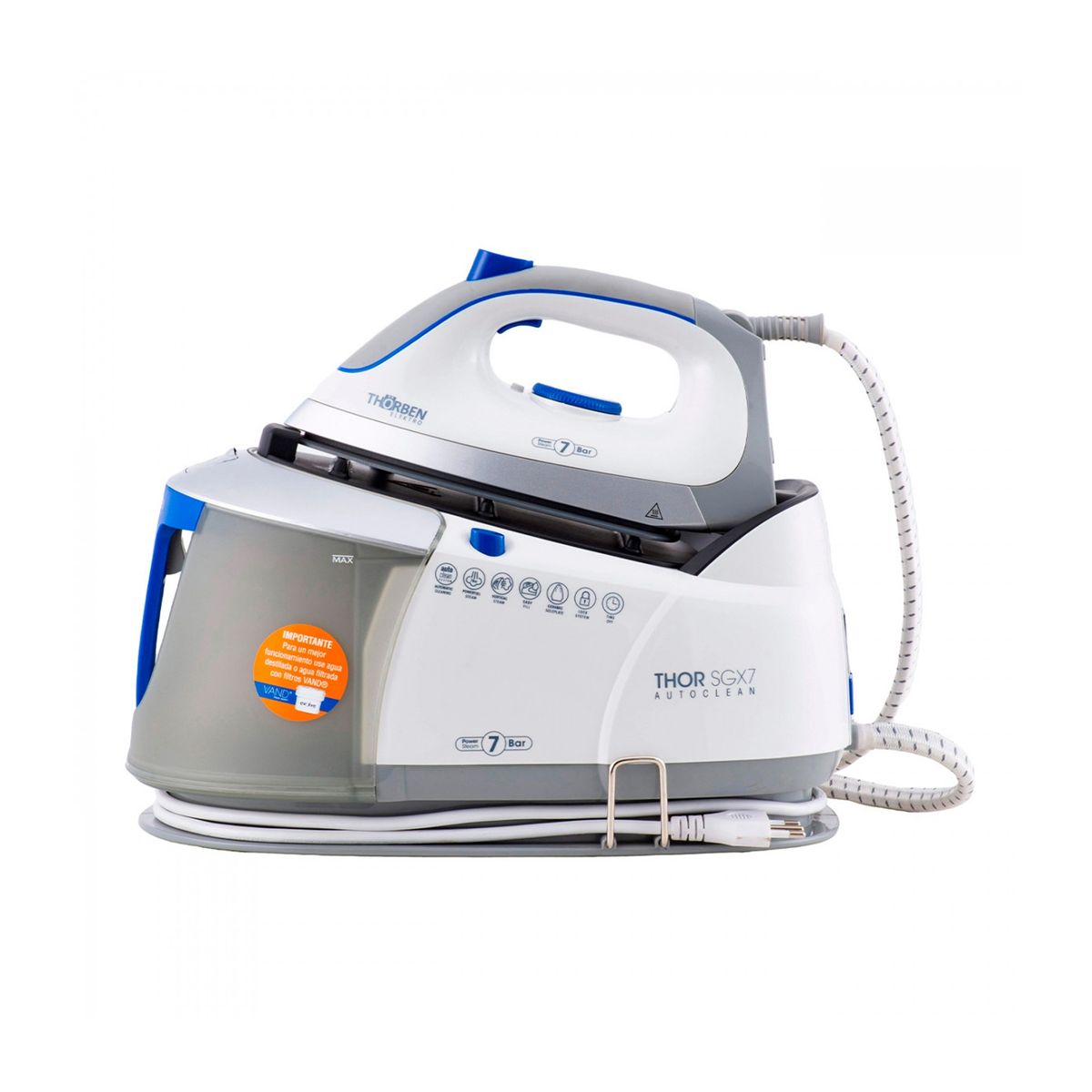 THORBEN - Centro de Planchado Thorben Thor SGX7 Autoclean 2000W