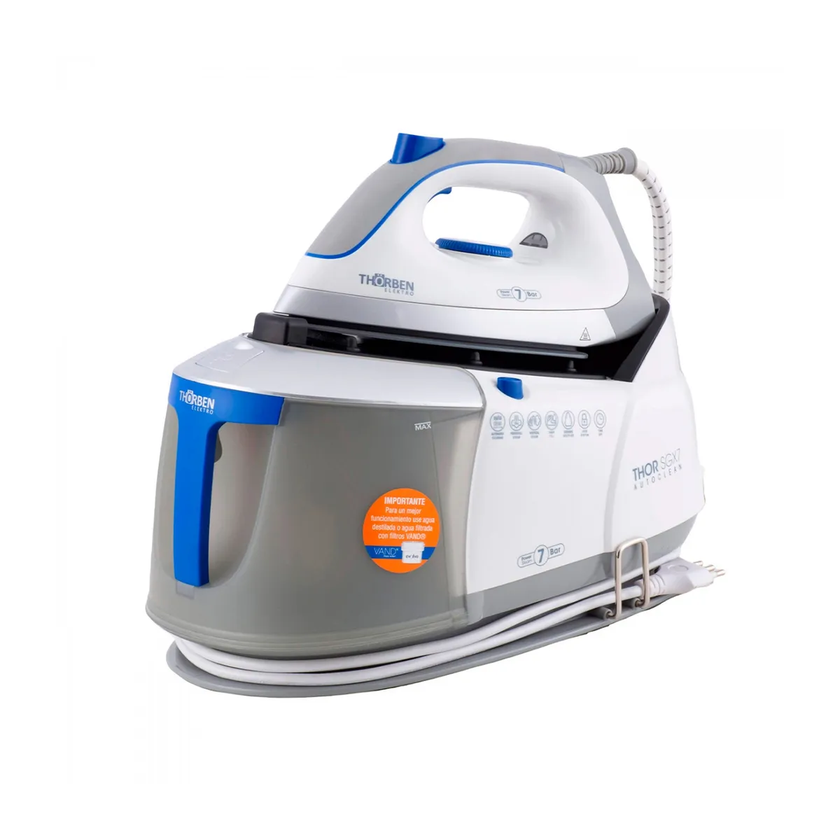 THORBEN - Centro de Planchado Thorben Thor SGX7 Autoclean 2000W