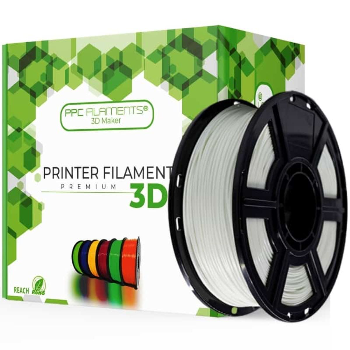 PPC FILAMENTS - Filamento 3D Pla Ppc 175MM Blanco - Filamentos