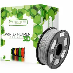 PPC FILAMENTS - Filamento 3D Pla Seda Ppc 1kg 175mm Plata - Filamentos