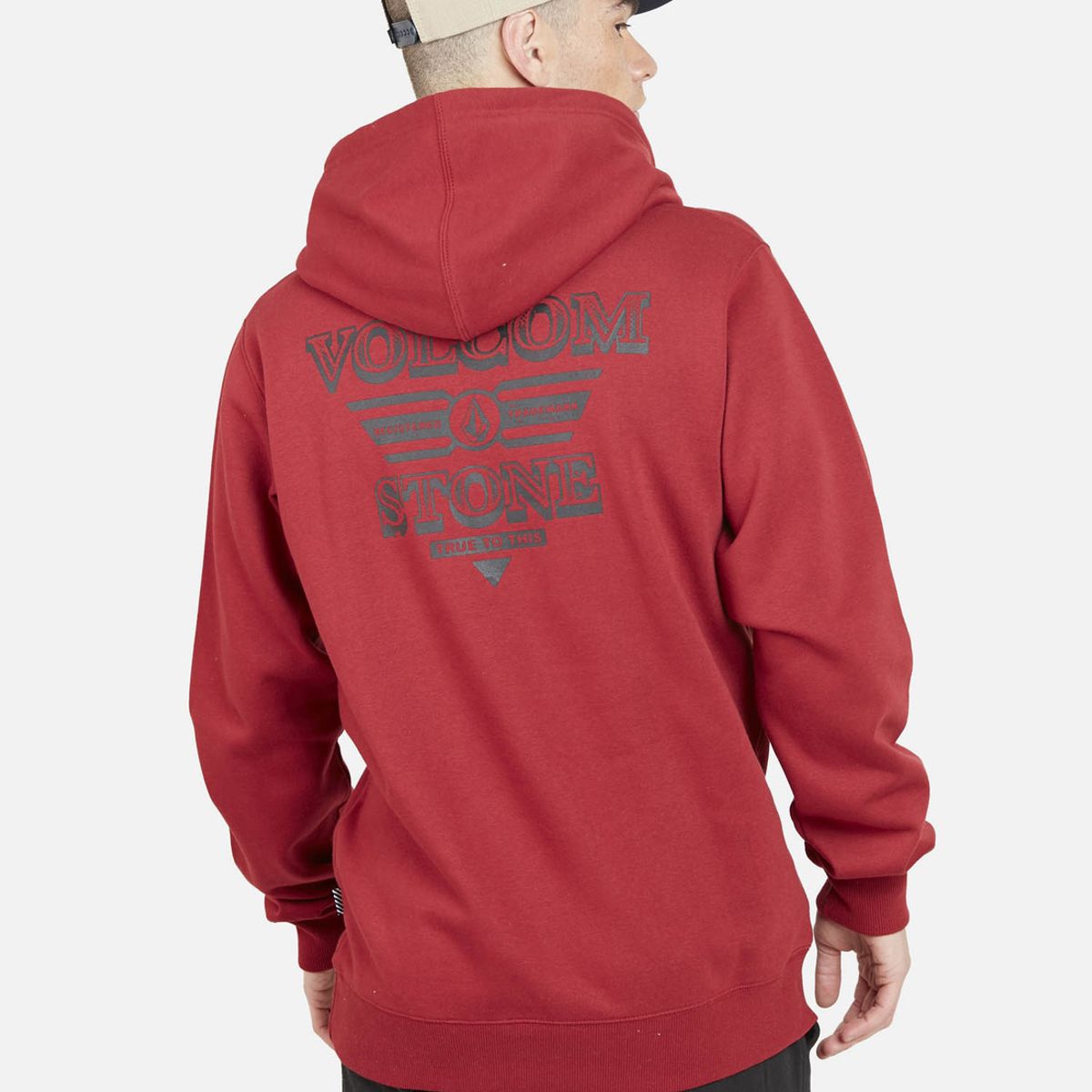 VOLCOM - Poleron SCRAWL HOODIE Hombre Rojo Volcom VOLCOM