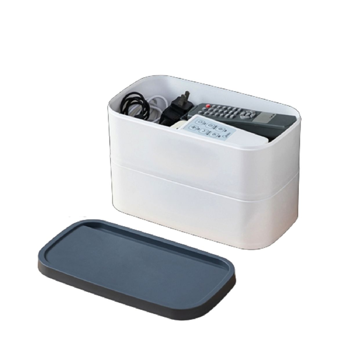 GENERICO - Caja organizadora velador cosmetiquero botiquín 8969 Gris