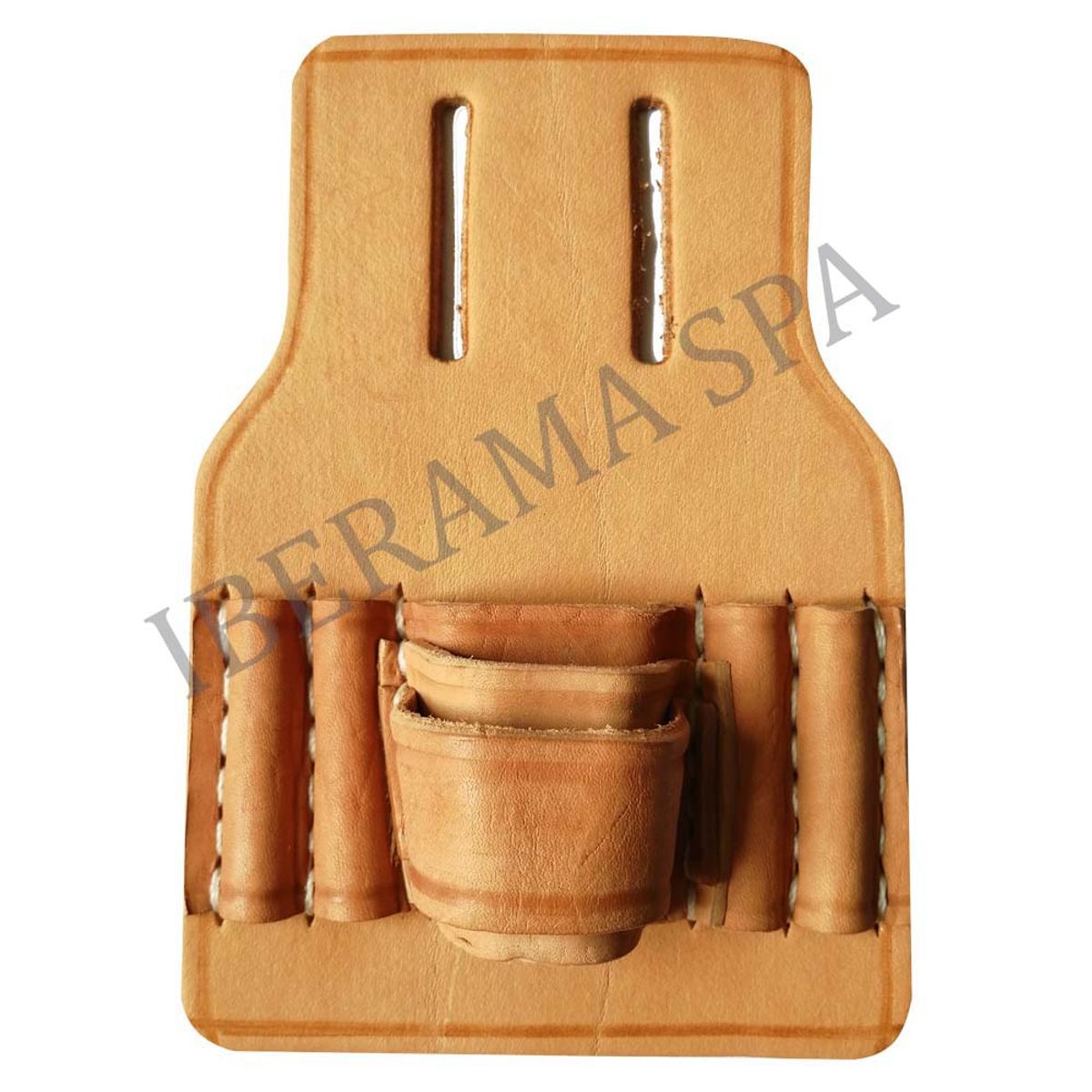 GENERICO - Porta Herramientas De Cuero Hecho A Mano 7 Compartimientos