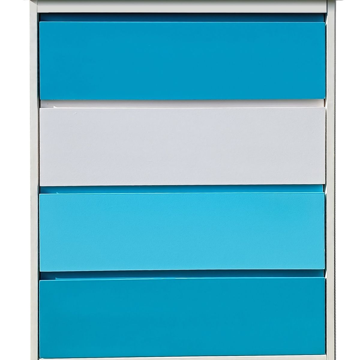 DECORACION CREATIVA - Cajonera Infantil 4 C Celeste Minimal