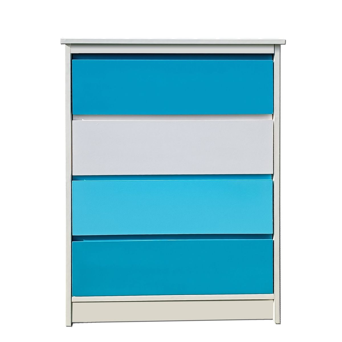 DECORACION CREATIVA - Cajonera Infantil 4 C Celeste Minimal