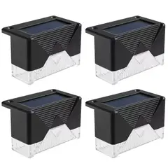 UNIVERSAL - PACK 4 Focos Solar Para Escalera Encendido automático