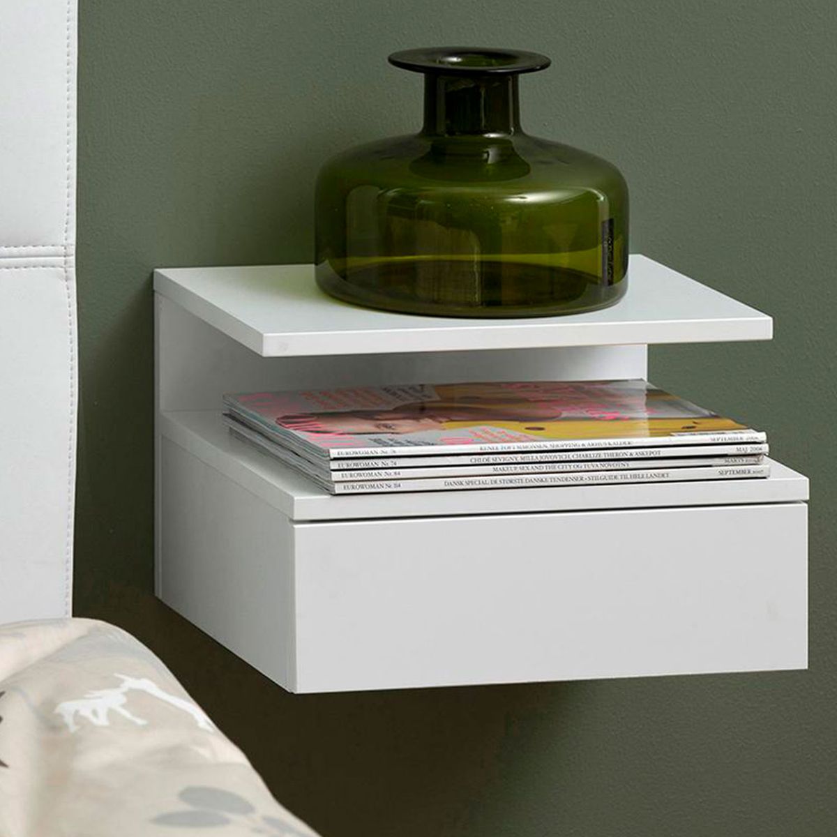 FORM DESIGN - Velador nordico Ashlan Blanco Form